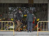 Homenaje en la tumba de Franco