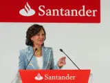 La presidenta de Banco Santander, Ana Botín, en la Conferencia Internacional de Banca 2019