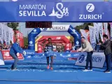 Meta del Zurich Maratón de Sevilla