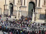 Flashmob en la Plaza de Santa María de Jaén