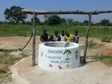 Pozo construido con ayuda de la Fundación Pedro Navalpotro en Gambia.
