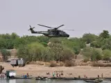 El presidente francés, Emmanuel Macron, visita a sus tropas en Mali en 2017.