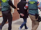 Uno de los detenidos en la operación