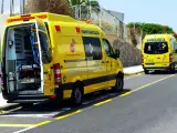 Ambulancia del Servicio de Urgencias Canario.