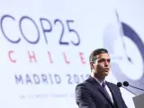 COP25.- Pedro Sánchez asegura que 'ningún muro' puede proteger a 'ningún país po