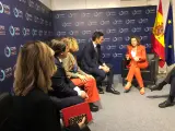 Pedro Sánchez y Nancy Pelosi, en la Cumbre del Clima de Madrid.