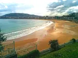 Fotografía de la playa del Sardinero en Santander.