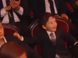 Mateo Messi, en la gala del Balón de Oro.