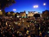 Vista general de la gran "Marcha por el Clima" convocada por organizaciones Alianza por el Clima, Emergencia Climática Ya y Ecologistas en Acción, este viernes en Madrid