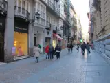 Calle en el Casco Viejo De Bilbao