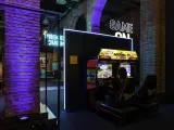 Uno de los espacios de la exposición 'Game On' en la Fundación Canal de Madrid