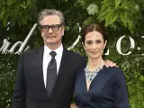 Colin Firth y Livia Giuggioli, en un evento en Londres el pasado mes de junio.