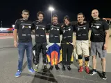 El FA Racing, liderado por Alonso, antes de comenzar las 24 horas de Dubai.