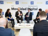 De izquierda a derecha: Mar García, Ángeles Marín, Javier Mateos, Jesús Morales, Enrique Diego y Luis Hernández.