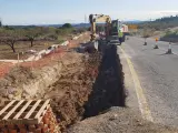 LA DIPUTACIÓ AVANZA LA CONSTRUCCIÓN DE LA VÍA CICLOPEATONAL DE 3 KILÓMETROSQUE UNIRÁ MACASTRE Y YÁTOVA