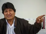 Bolivia's former president Evo Morales