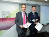 Ibon Urgoiti y Joseba Madariaga, de Laboral Kutxa