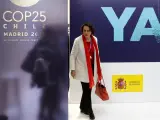 Magdalena Valerio durante la Cumbre del Clima de Madrid