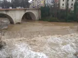 Crecida del río Júcar en Cuenca.