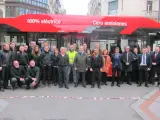 Alfonso GIl presenta los nuevos buses ecológicos de Bilbobus