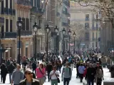 Portal de l'Àngel, Barcelona, comercio, tiendas, turistas