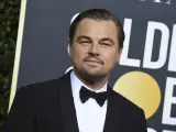 Leonardo DiCaprio, en la alfombra roja de los Globos de Oro 2020.