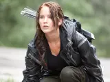 Katniss Everdeen (Jennifer Lawrence), protagonista de las películas de Los juegos del hambre.