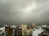 Cielo nublado en Valencia.