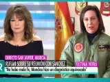 La ministra de Defensa, Margarita Robles, en el programa de 'Espejo Público'.