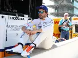 Fernando Alonso, en Indianápolis