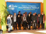 Meimbros de la comisión de Educación del Parlamento visitan el CIP de Tafalla