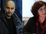 Pep Guardiola y Rosa Lluch en imágenes de archivo.