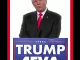 Final del vídeo publicado por Trump tras ser absuelto en el 'impeachment'.