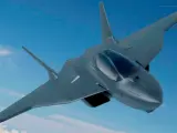 Una recreación del futuro avión de combate europeo. /FCAS