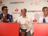 Abel Antón y Martín Fiz durante el encuentro previo a la maratón de Sevilla
