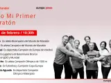 Pedro García Aguado, Julio Salinas, Rafa Pascual y Eli Pinedo explicarán cómo afrontan el reto de su primer maratón en un encuentro de Banco Santander y Europa Press