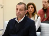 L'expresident del FC Barcelona, Sandro Rosell, en el judici