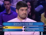 Manuel Zapata, de 'Los lobos' ('¡Boom!'), concursa en '¿Quién quiere ser millonario?'.