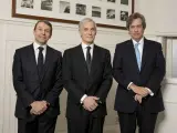 Mark Giacopazzi, CEO de Fidentiis; Enrique Pérez-Pla, CEO de Bestinver y Beltrán de la Lastra, director de Inversiones de Bestinver