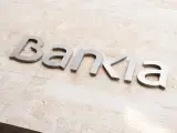 Recursos de Bankia, cartel en su sede social en Valencia.