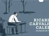 Imagen de la campaña de la novela gráfica sobre Carvalho Calero