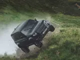 Land Rover Defender en el rodaje de la película de James Bond, "Sin tiempo para morir"