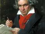 El músico Ludwig van Beethoven.