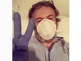 El actor Tristán Ulloa, en el hospital a causa del coronavirus.