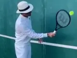Federer lanza su nuevo reto de 'tenis contra el muro''