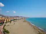 Playa del municipio malagueño de Rincón de la Victoria