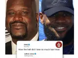 O'Neal publicó la vacilada de LeBron en sus redes sociales.