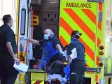 Una ambulancia en Londres.