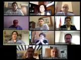 Reunión entre la Diputación de Ciudad Real, representantes de Fecir y alcaldes de la provincia