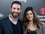 Dani Rovira y Clara Lago posan en un evento en Madrid.